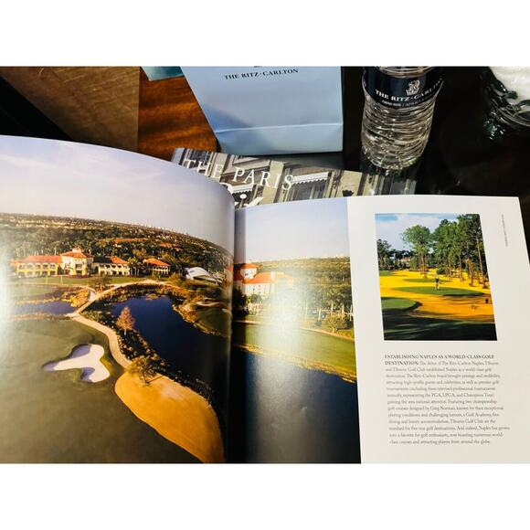 Ritz-Carlton Naples Florida Escape Magazine 2024 NEW Rare Ritz Naples Hotel Book - Picture 13 of 14